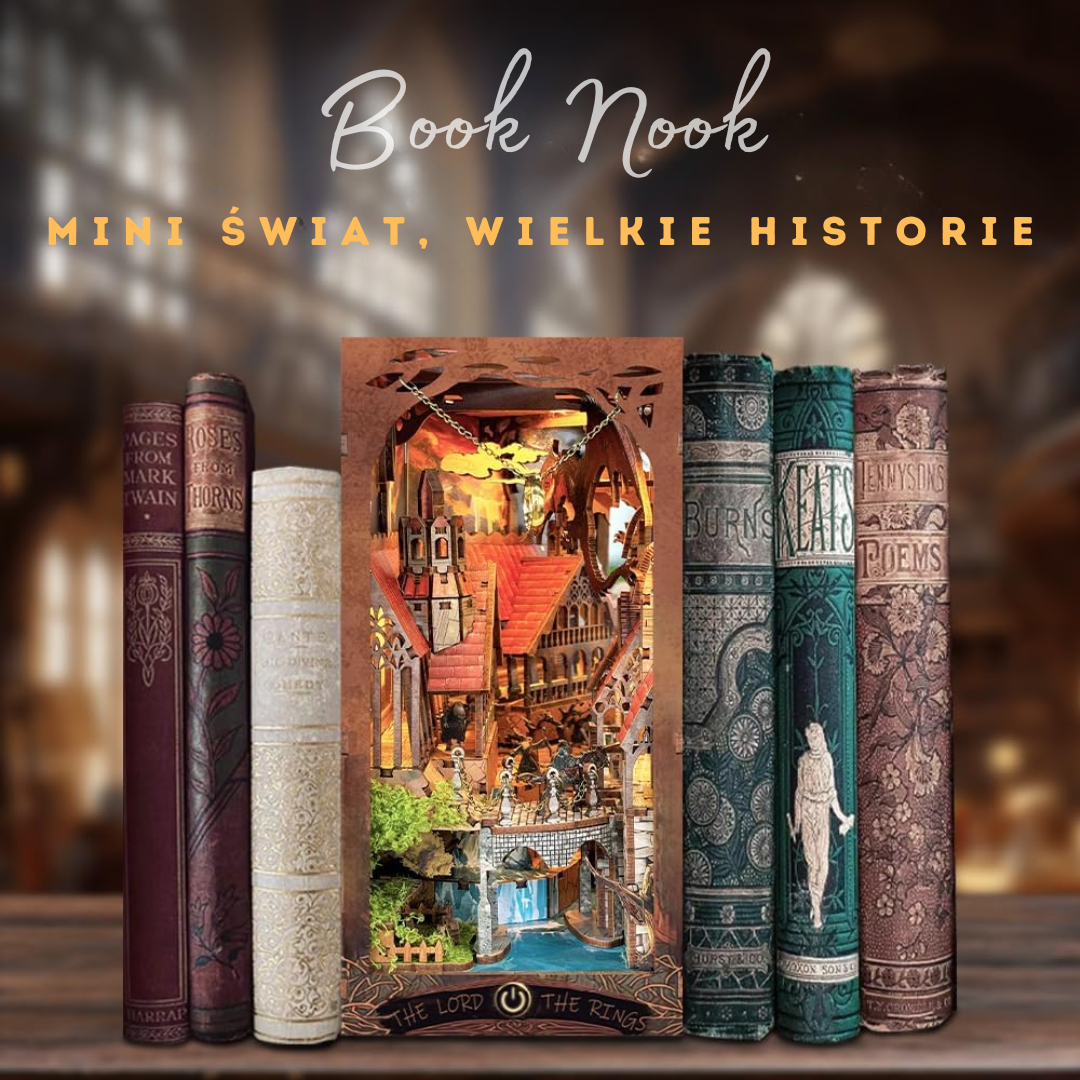 Władca Pierścieni - DIY Book Nook – Puzzle 3D Prezent – pomysł na prezent