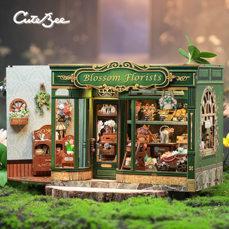 DIY Miniaturowy Domek - Blossom Florists I Cutebee