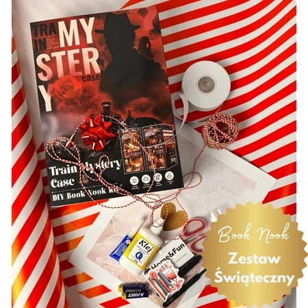 DIY Book Nook Zestaw Świąteczny – Tajemniczy Pociąg | Cutebee