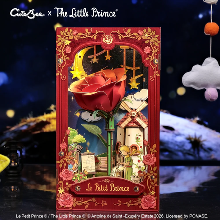 My One and Only Rose – DIY Book Nook CuteBee | Puzzle 3D Prezent