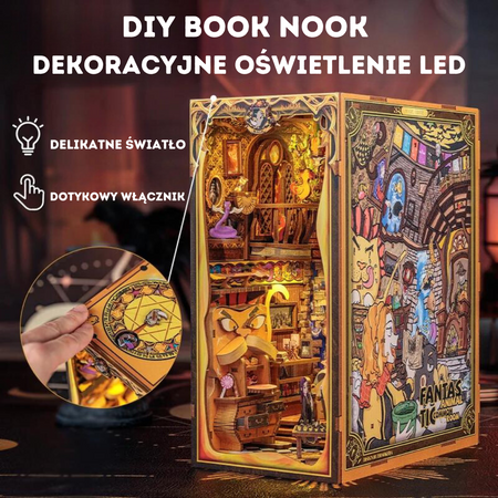DIY Book Nook - Fantastyczne Zwierzęta | Cutebee