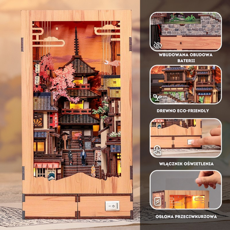 Twilight Sakura Path – DIY Book Nook CuteBee | Puzzle 3D Prezent