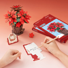 Gwiazda Betlejemska – Puzzle 3D Rolife, świąteczny kwiat DIY