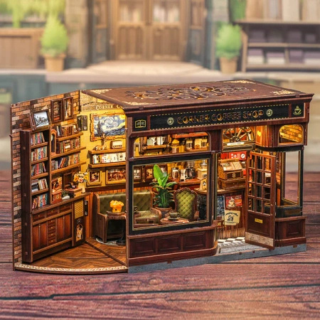 DIY Miniaturowy Domek - Corner Coffee Shop | Cutebee