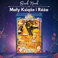 Mały Książe i Róża Cutebee DIY Book Nook – Puzzle 3D Prezent