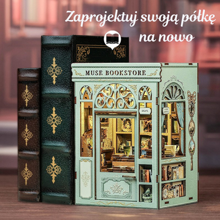 DIY Book Nook - Muse Bookstore | Cutebee