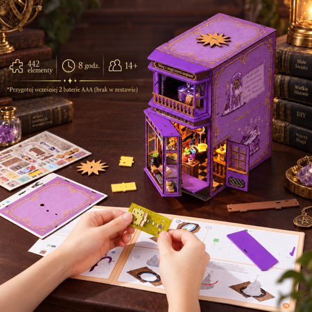 Whisper Magic Shop – DIY Book Nook Robotime | Puzzle 3D Prezent