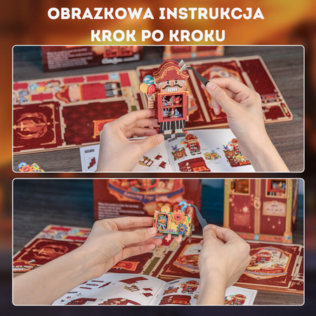 Zestaw Świąteczny Book Nook – Niezwykły Sklep z Zabawkami | Cutebee