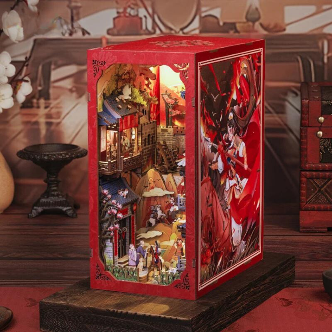 DIY Book Nook - Legenda Mulan | Cutebee Domek Miniaturka
