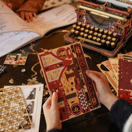 Maszyna do Pisania (Magic Version)- Puzzle 3D ROKR, działające klawisze