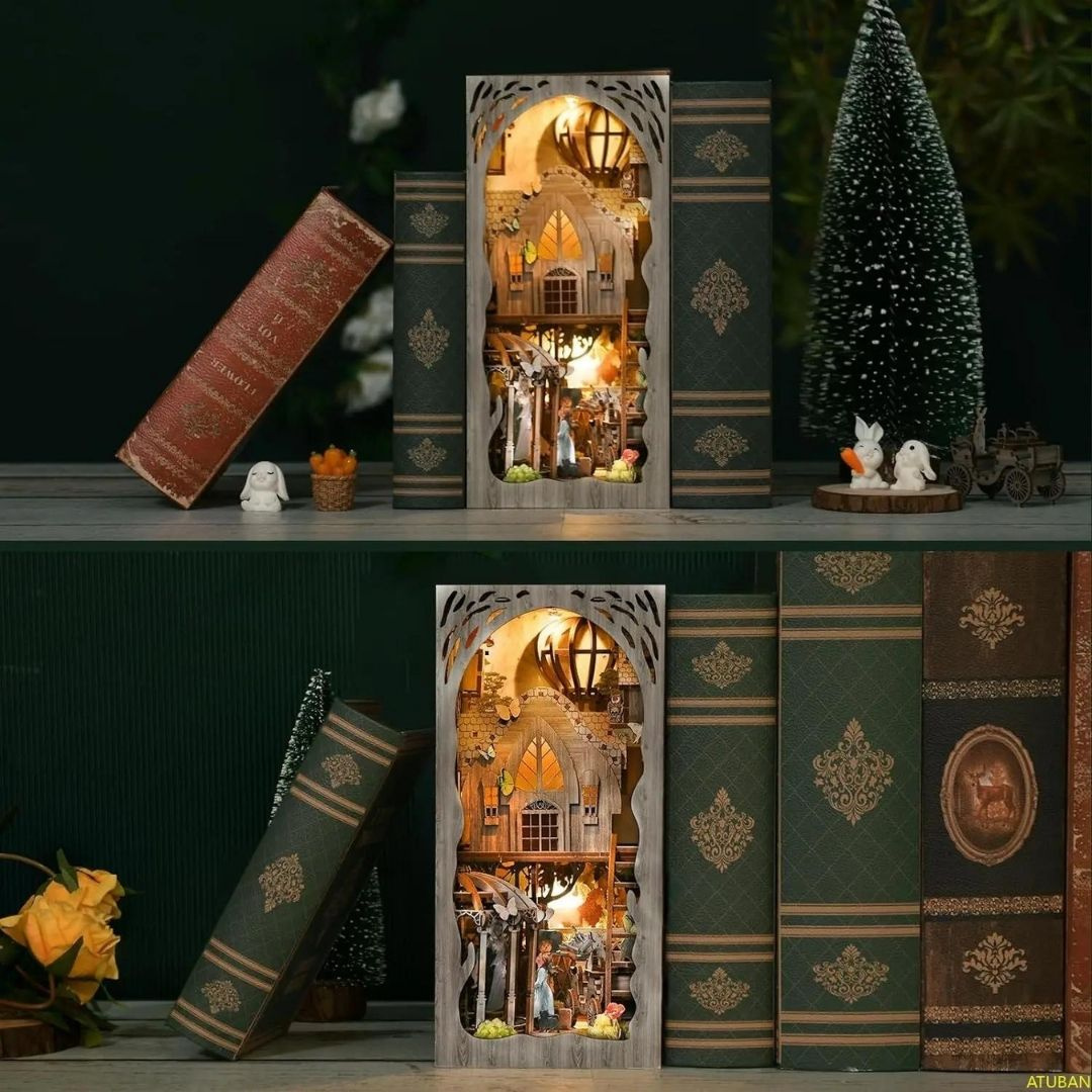 Czarnoksiężnik z Krainy Oz – DIY Book Nook Puzzle 3D – pomysł na prezent