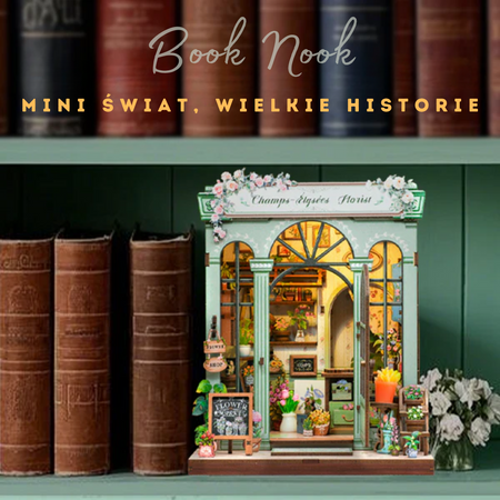 Zestaw Świąteczny Book Nook – Kwiaciarnia Champs-Elysees | Cutebee
