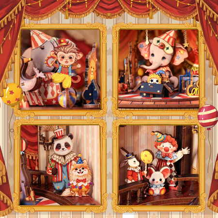 DIY Miniaturowy Domek - Cyrk | Cutebee