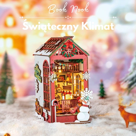 DIY Book Nook – Świąteczny Klimat, wizualizacja produktu