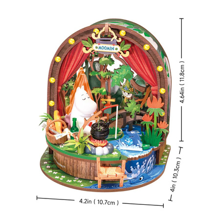 Moomintroll’s Forest Camp Mini Domek 3D Puzzle Rolife