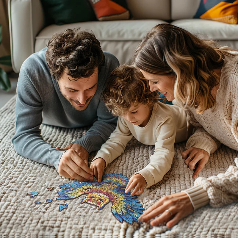 Drewniane Puzzle - Sowa | ROWOOD Rolife – pomysł na prezent