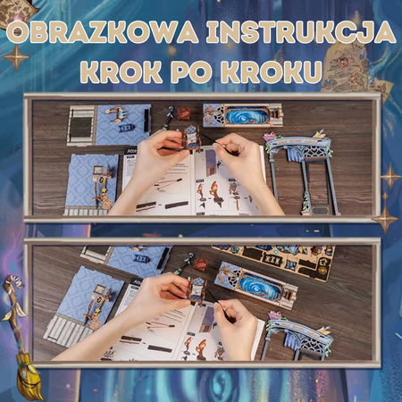 DIY Book Nook - Agencja Podróży Dusz Nowa Wersja | Cutebee Miniaturowy Domek