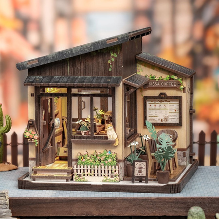 DIY Miniaturowy Domek - Kissa Coffee | Cutebee