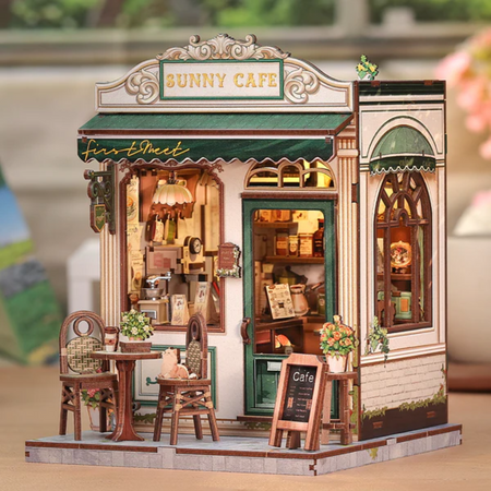 DIY Book Nook - Sunny Cafe | Cutebee