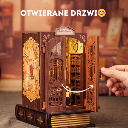 DIY Book Nook Zestaw Świąteczny – Wspomnienia z Retro Księgarni | Cutebee