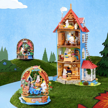 Moominhouse – miniaturowy Dom Muminków DIY