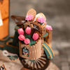 Stoisko Kwiatowe – Puzzle 3D Robotime, dekoracja DIY (187 el.)