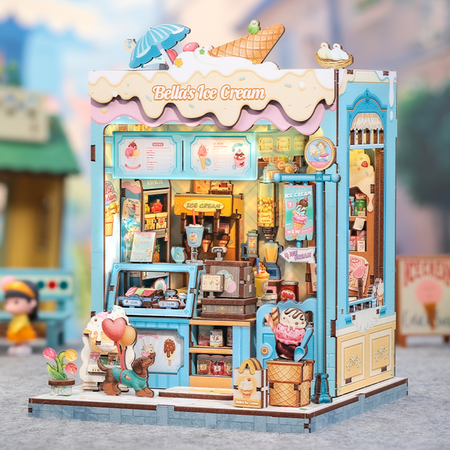 DIY Book Nook - Lodziarnia (Bella's Ice Cream) | Cutebee
