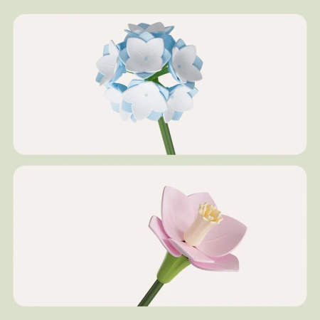 Drewniany Zestaw Puzzle 3D - Wiosenny Bukiet | ROKR Rolife