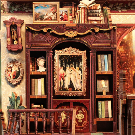 DIY Book Nook - Library of Wisdom | Cutebee