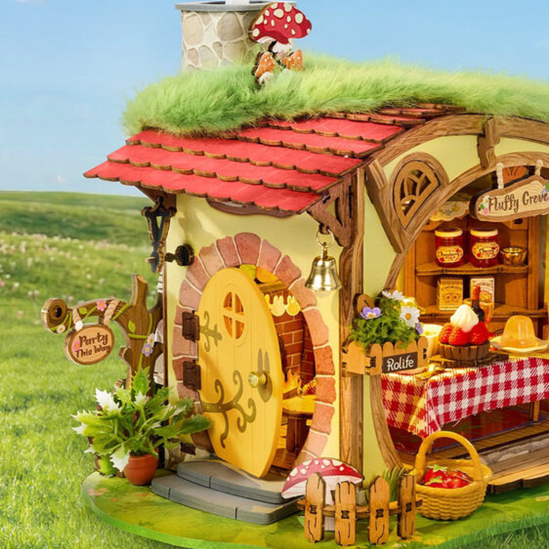 Przytulne wnętrze do odkrycia – Mini Domek 3D - Fluffy Grove