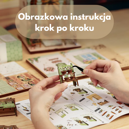 Zestaw Świąteczny Book Nook – Kwiaciarnia Champs-Elysees | Cutebee