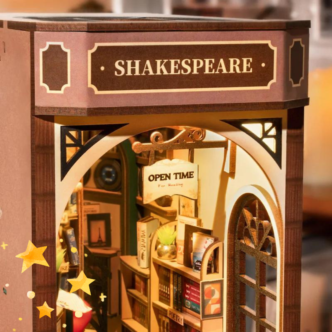 Księgarnia Shakespeare Rolife DIY Book Nook – Puzzle 3D Prezent – pomysł na prezent