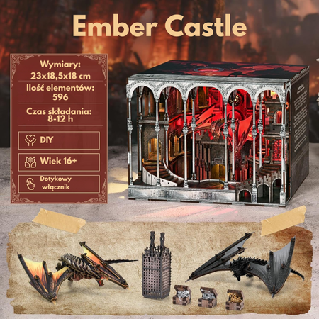 DIY Book Nook - Ember Castle | Minicity Miniaturowy Domek