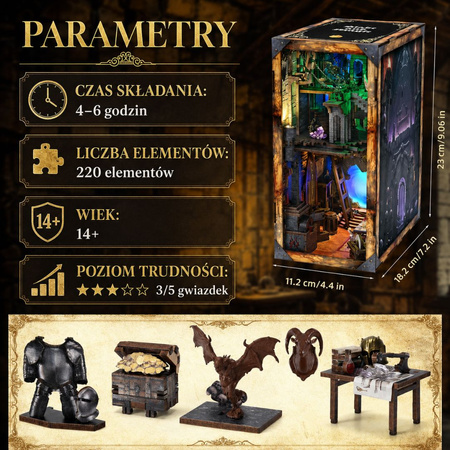 Blade and Magic Minicity DIY Book Nook – Puzzle 3D Prezent