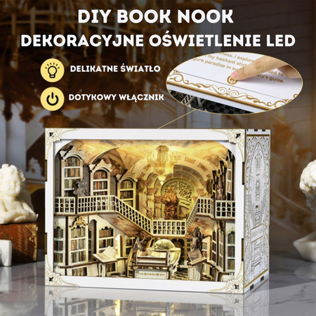 Library of Gods Max – DIY Book Nook MiniCity | Puzzle 3D Prezent