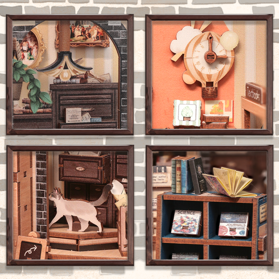Zakątek pełen książek – DIY Book Nook - The Schoolar's Bookstore | Cutebee