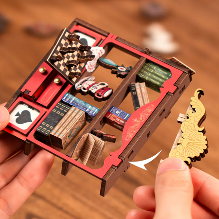 DIY Book Nook - Alicja w krainie Czarów | Rolife Miniaturowy Domek