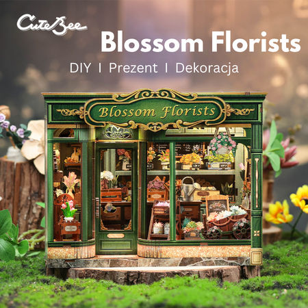 DIY Miniaturowy Domek - Blossom Florists I Cutebee