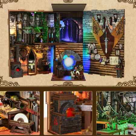 Blade and Magic Minicity DIY Book Nook – Puzzle 3D Prezent