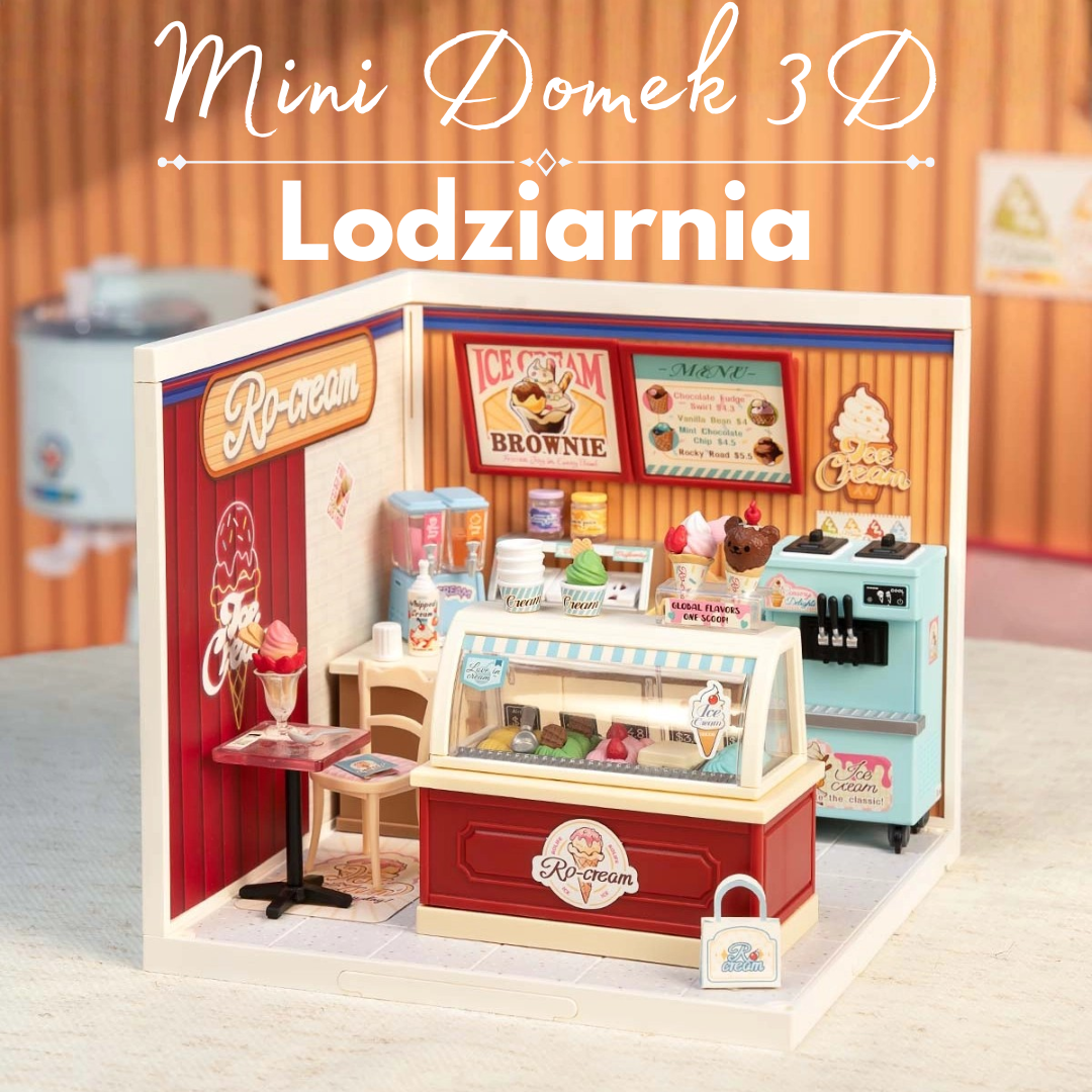 Mini Domek 3D - Lodziarnia | Rolife