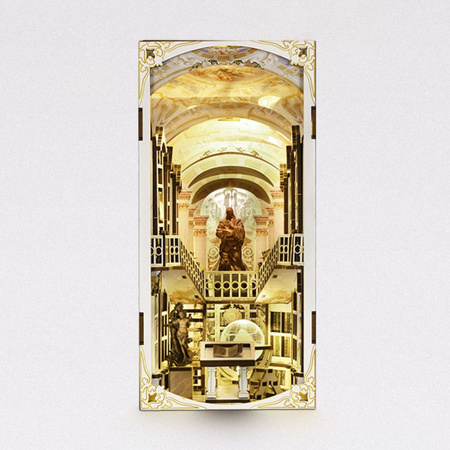 Library of Gods – DIY Book Nook Minicity | Puzzle 3D Prezent