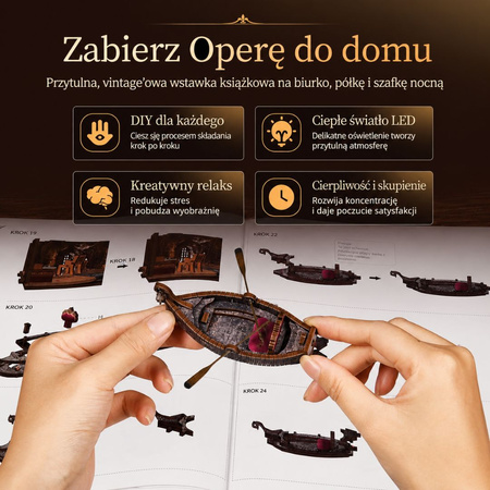 Phantom of The Opera Max Minicity DIY Book Nook – Puzzle 3D Prezent