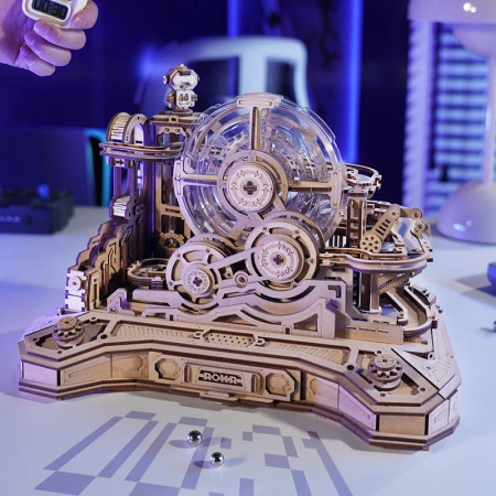 Drewniany Tor Dla Kulek Puzzle 3D - Gear Ball Challenge | ROKR