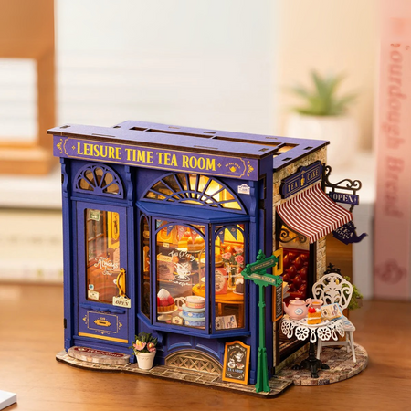 DIY Mini Domek 3d - Herbaciarnia "Leisure Time" | Rolife