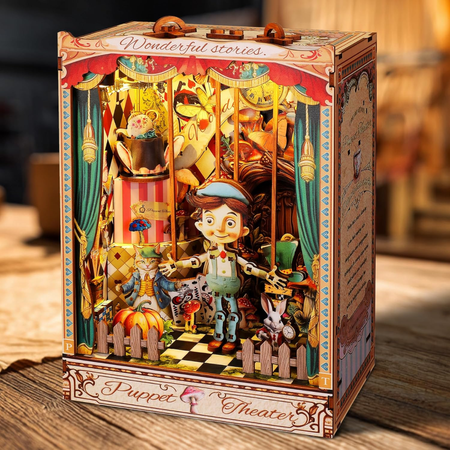 Puppet Theatre – DIY Book Nook Joincon | Puzzle 3D Prezent