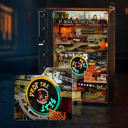 Tor Kulkowy Hip-Hop Street – Puzzle 3D ROKR z LED (134 el.)