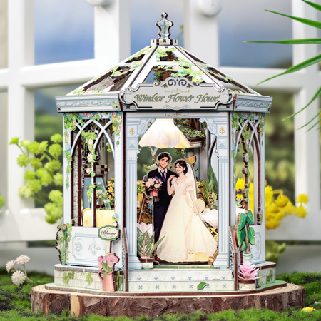 DIY Book Nook - Windsor Flowe House | Cutebee Miniaturowy Domek