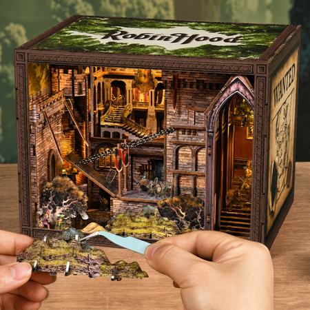 Robin Hood MAX – DIY Book Nook MiniCity | Puzzle 3D Prezent