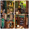 Zestaw Świąteczny Book Nook – Pokój Czarów | Dom Slytherin DIY 3D