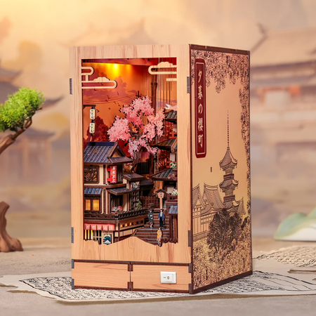 Twilight Sakura Path – DIY Book Nook CuteBee | Puzzle 3D Prezent